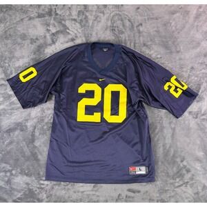 VTG Nike Michigan Wolverines #20 Jersey Men's L Team Issued NCAA‎ 90s Rare